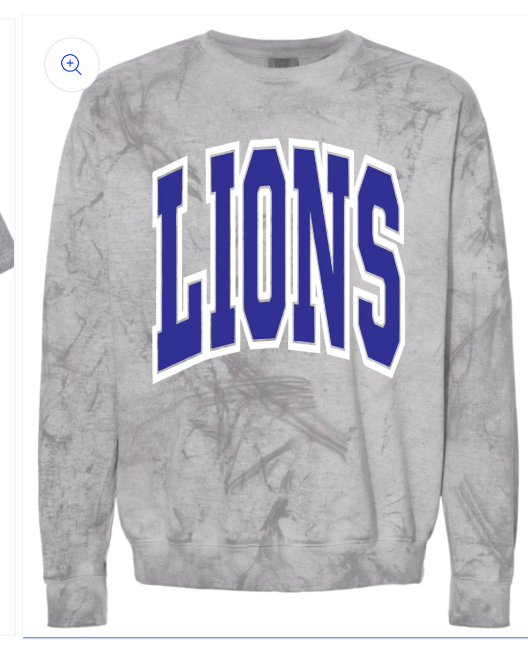 Grey dye lions
