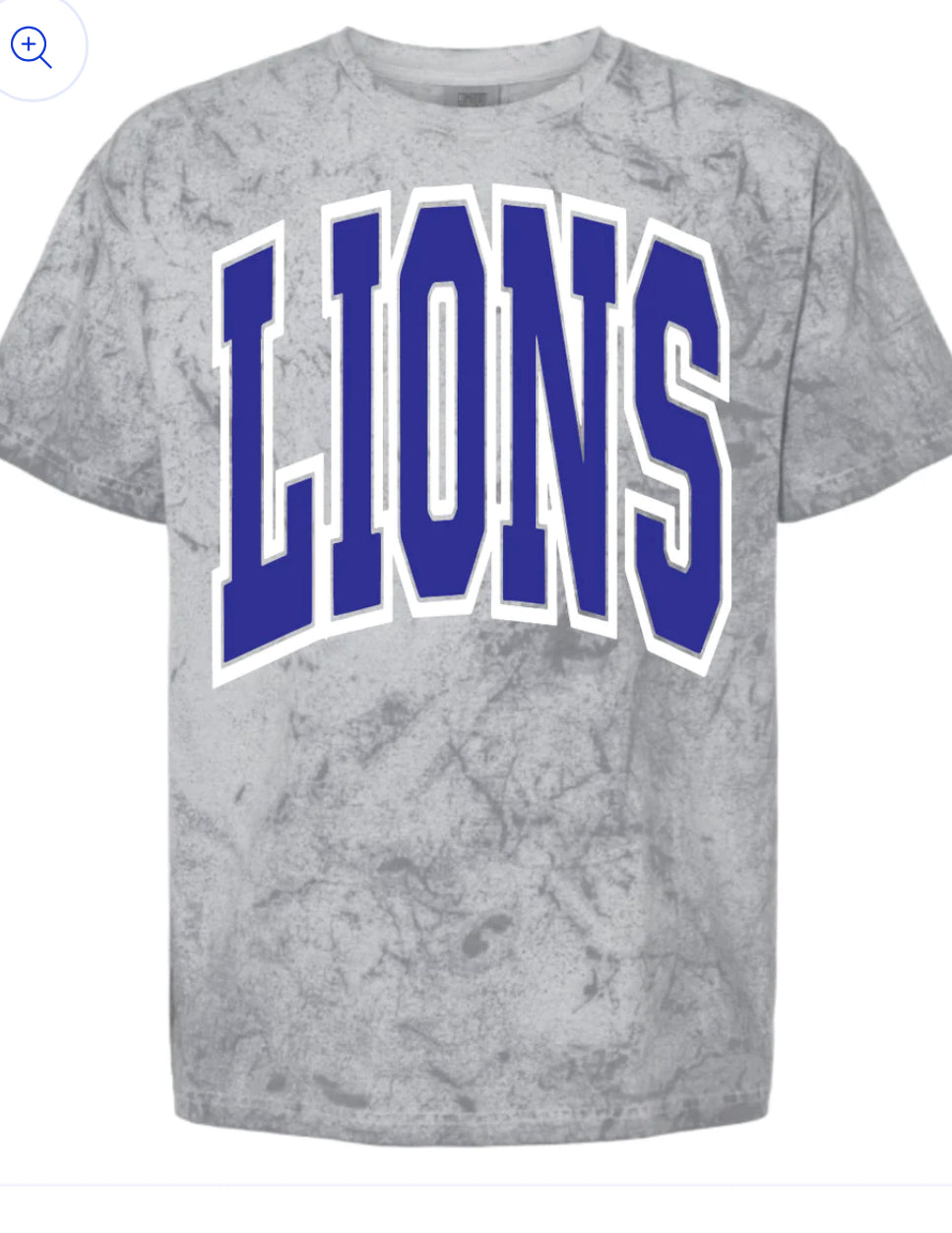 Grey dye lions