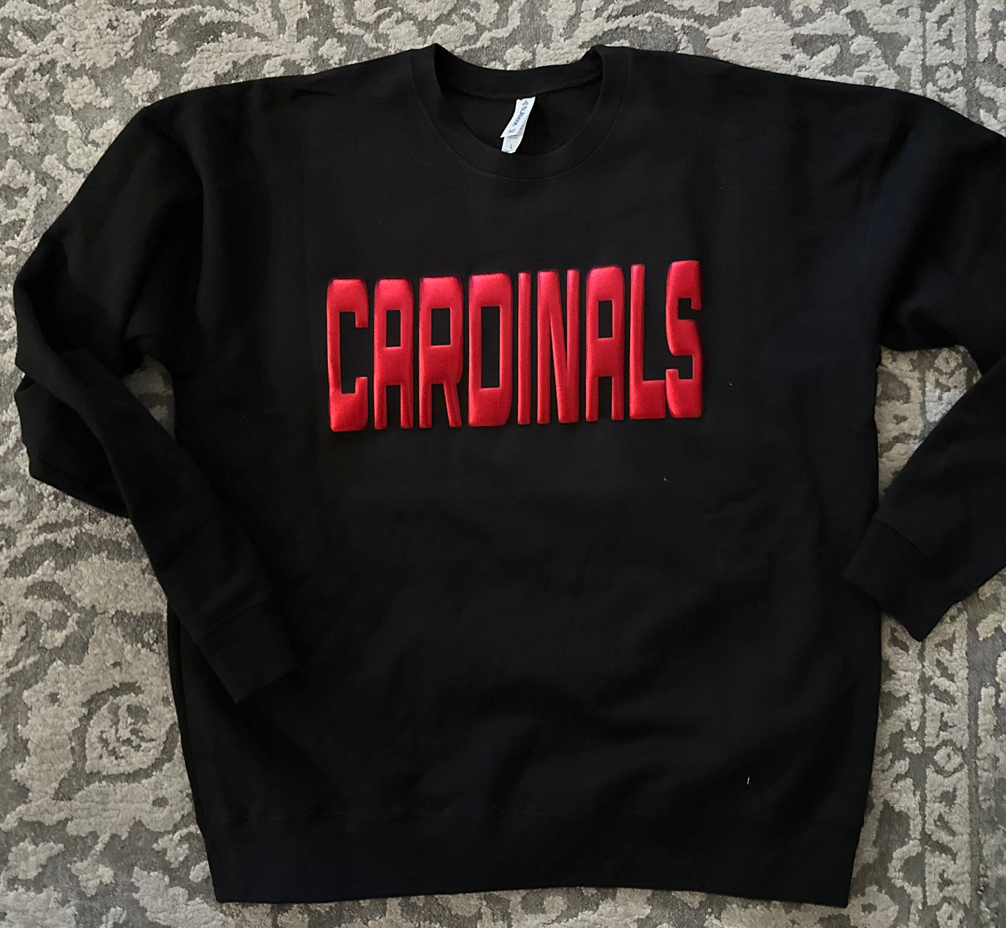 Cardinals - red chrome puff