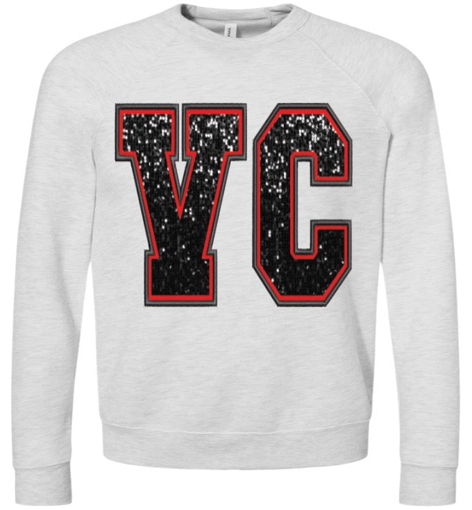 Verdigris Cardinals faux sequin embroidery
