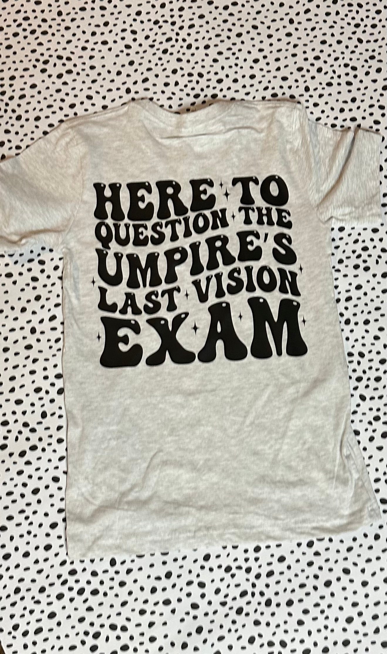 Umpire’s last vision exam