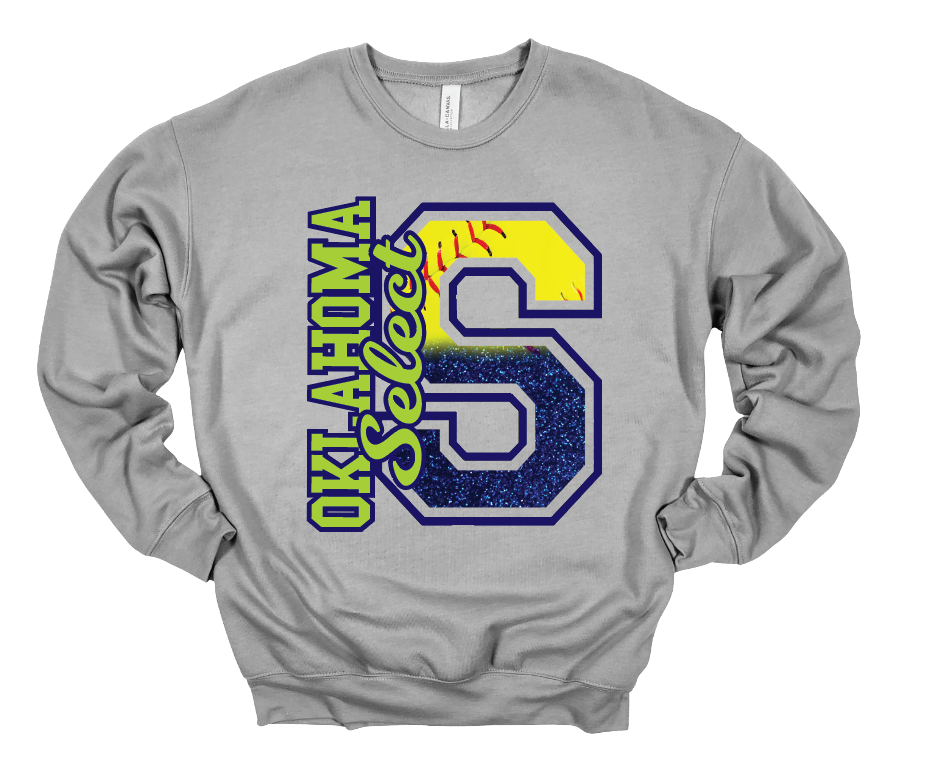 Navy glitter/softball S