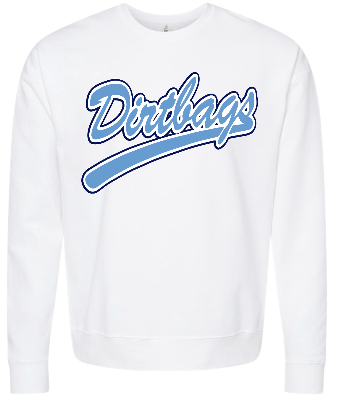 Dirtbags logo sweatshirt white
