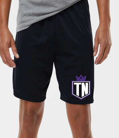 Top Notch nonmesh athletic shorts - TN crown logo