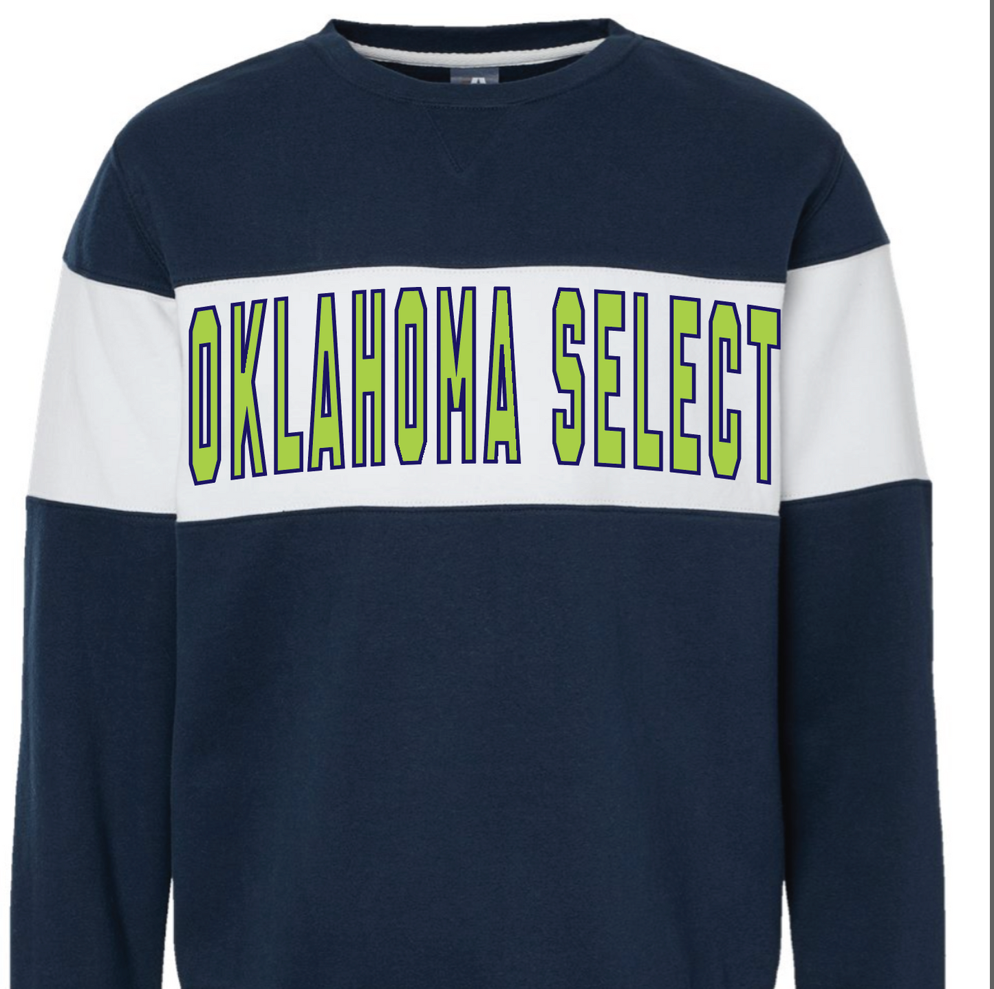 OK Select Varsity stripe sweatshirt