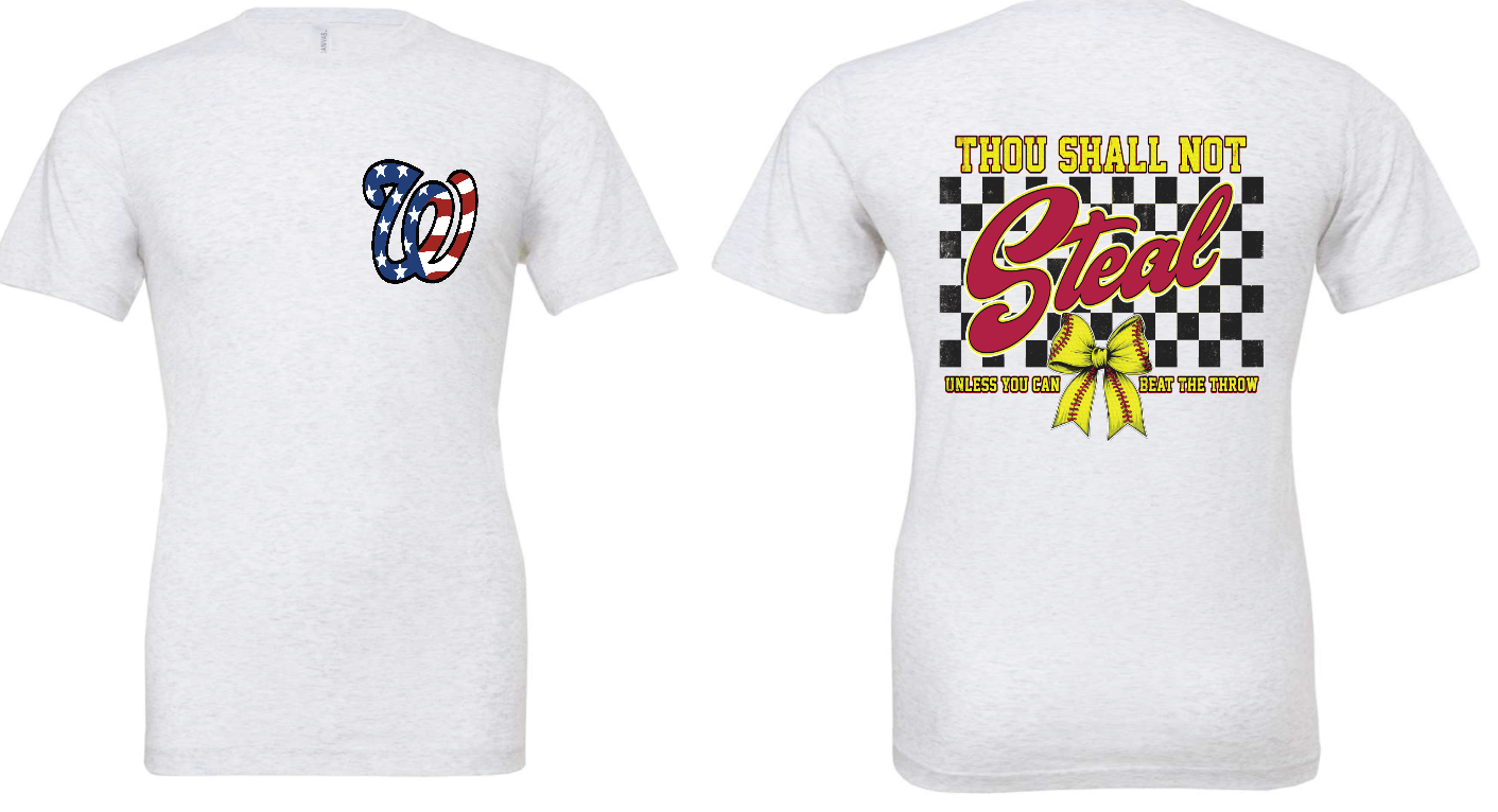 Adult Oklahoma Wildcards Softball thou shall not steal