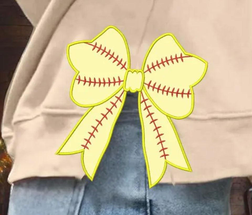 Embroidered full front Wildcards W logo with side bows