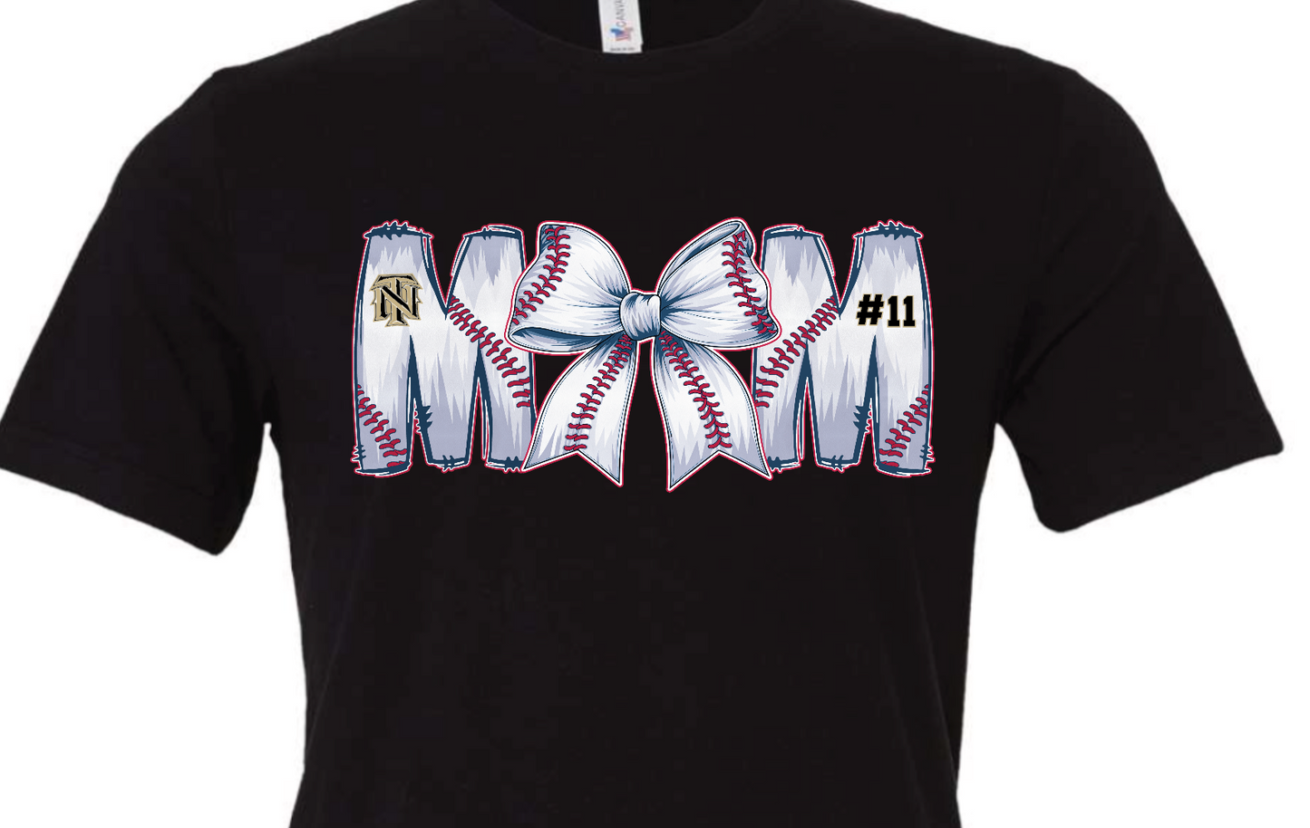 Adult TN baseball mom with number