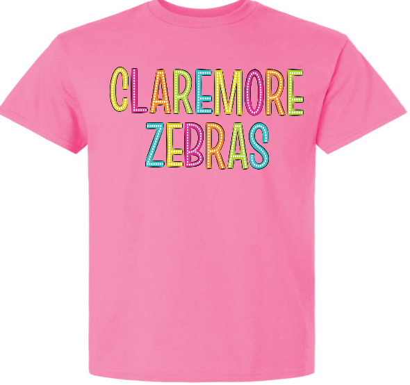 color dot Claremore Zebras