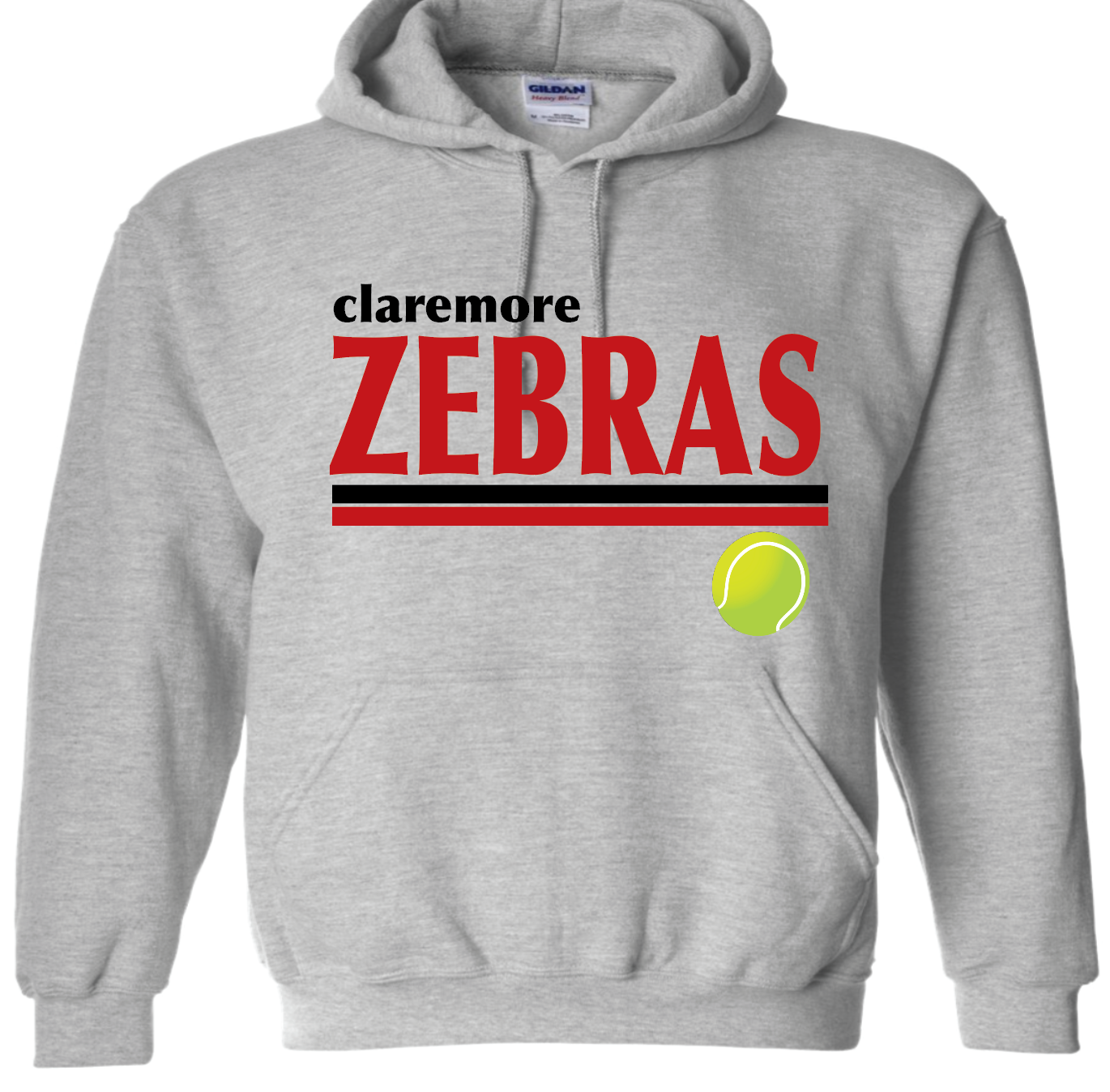 Claremore Zebra tennis stack