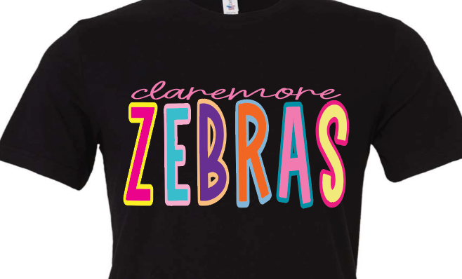 Bright Claremore Zebras