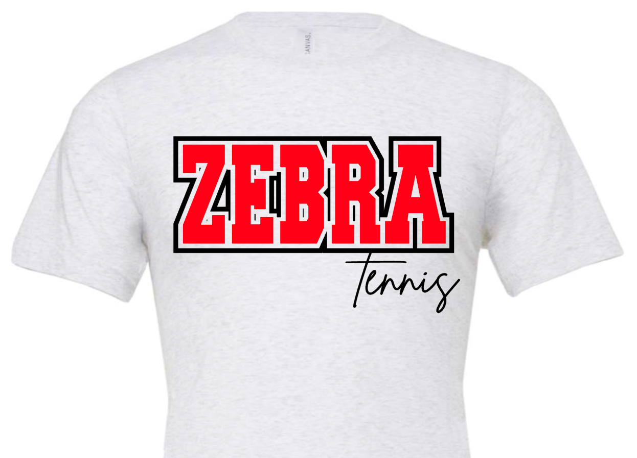 Claremore Tennis - shiny puff design