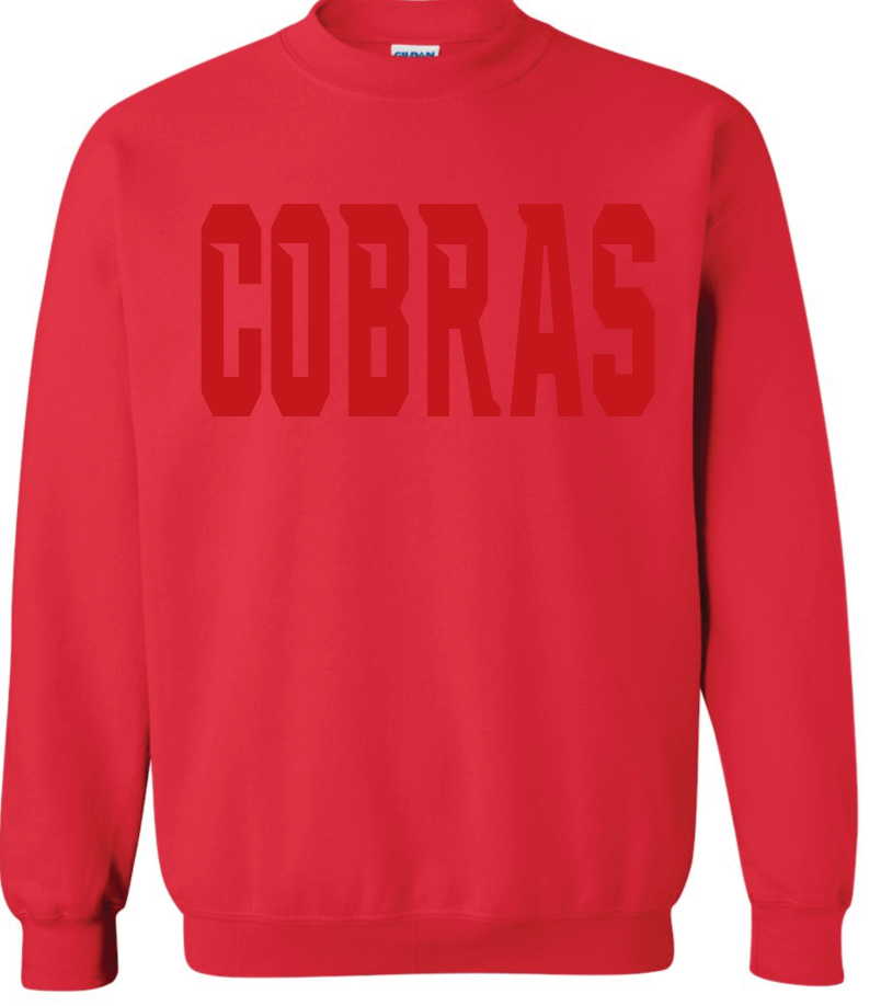 Cobras - puff sweatshirt