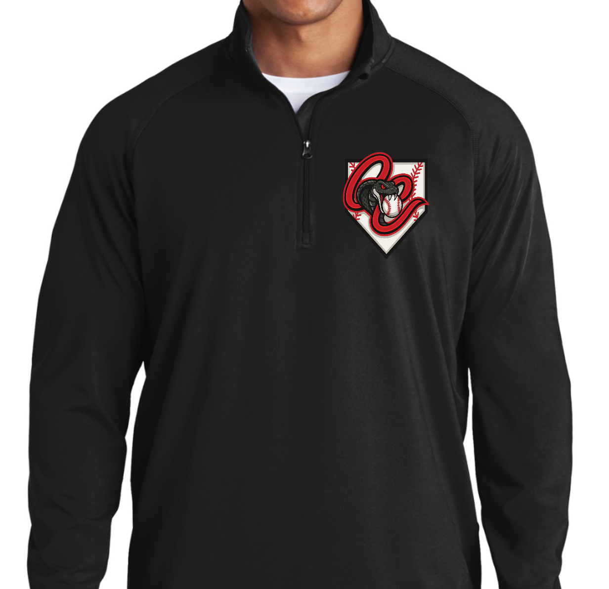 Cobras SportTek 1/4 zip performance