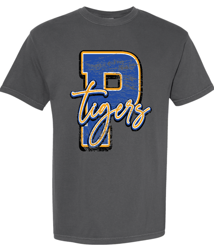 Pryor Tigers retro distressed