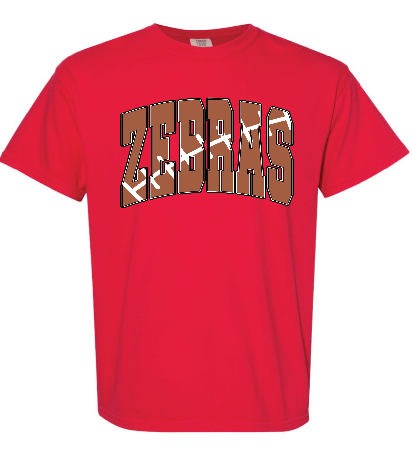 CZ 5th grade - Zebras football font