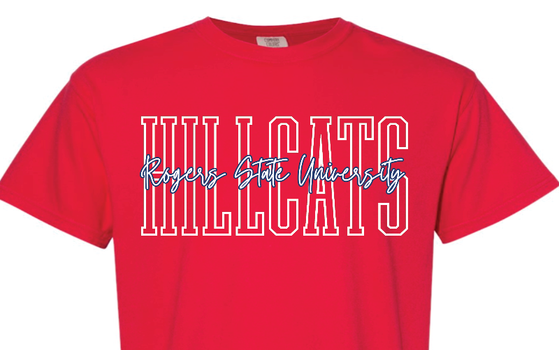 RD - tall skinny mascot inlay Hillcats