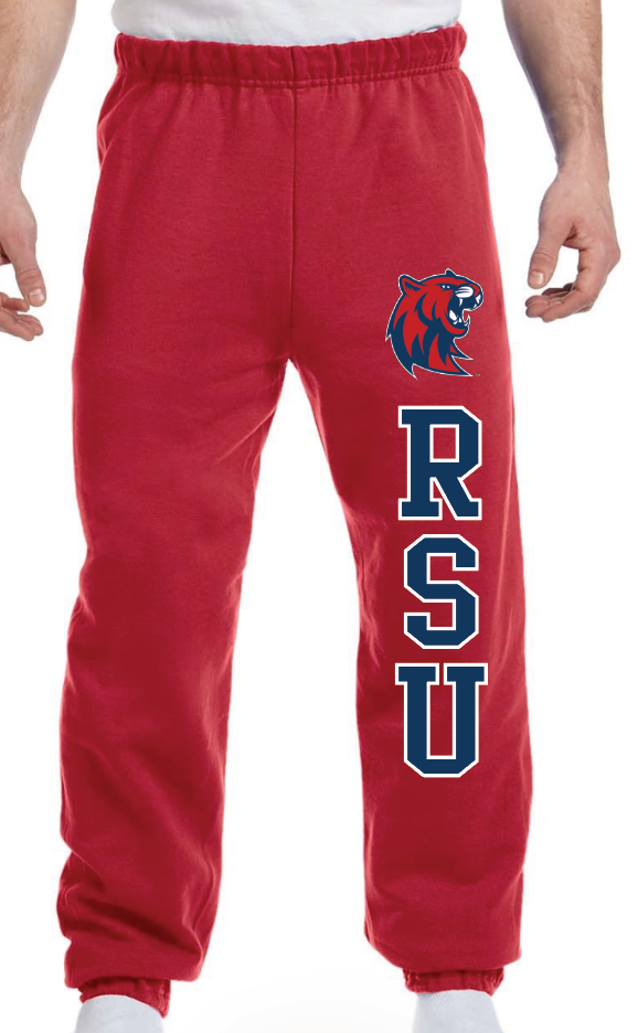 RD red RSU vertical sweatpants