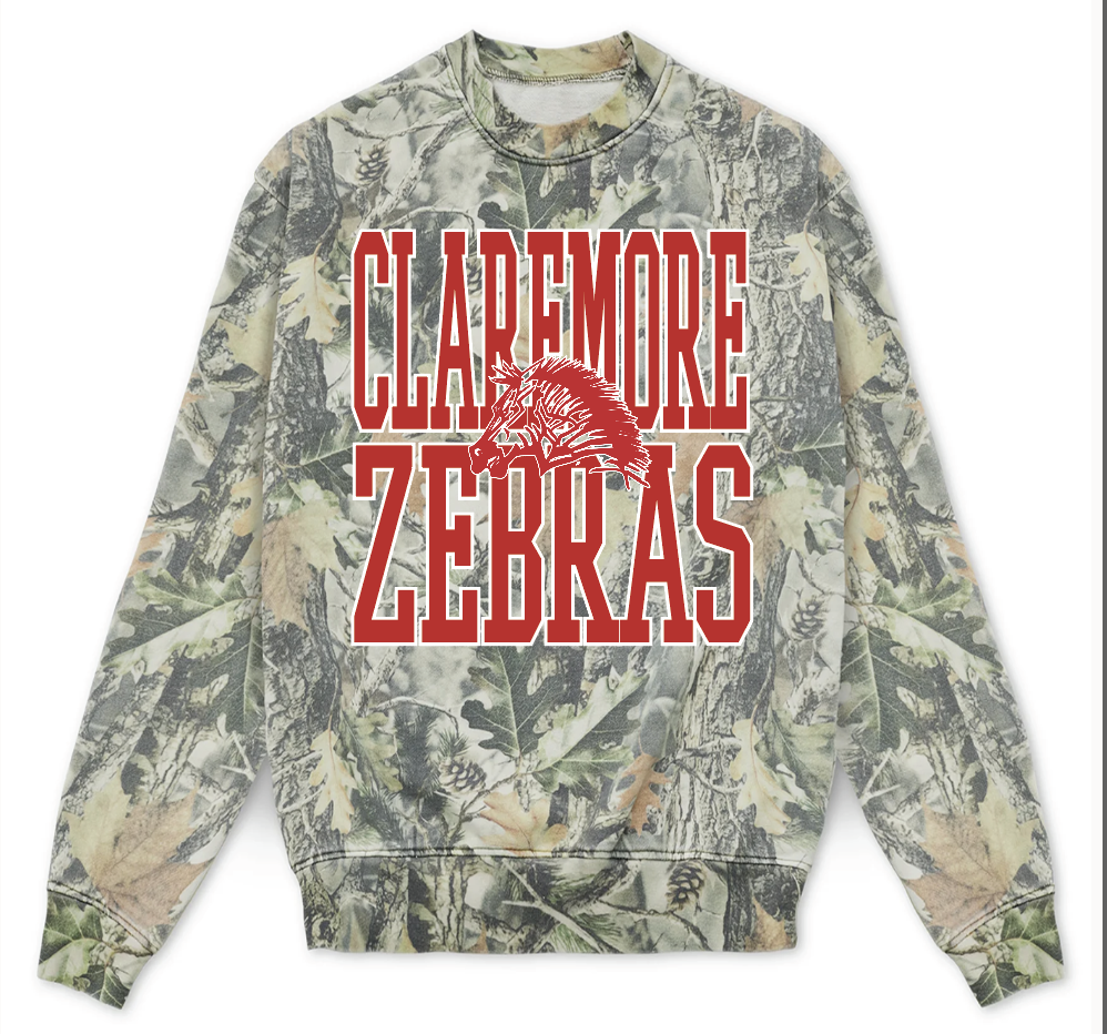 RE - camo Claremore Zebras