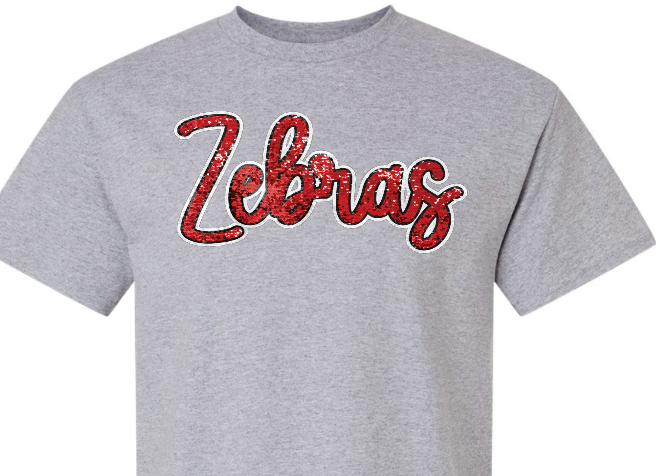 WRJH - sequin effect Zebras
