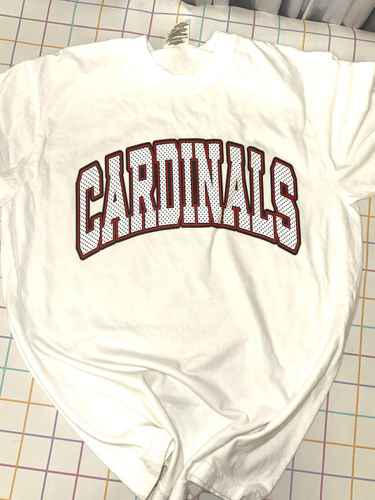 Cardinals jersey dot - white