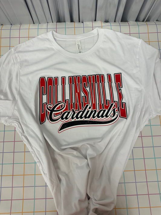 Collinsville Cardinals - white