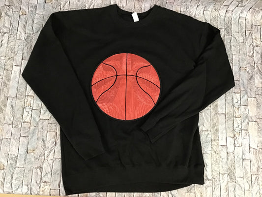 Basketball sequin patch
