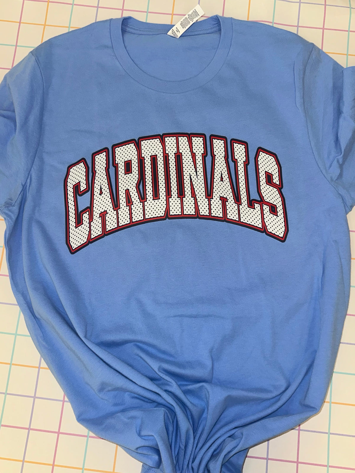 Cardinals jersey dot - blue