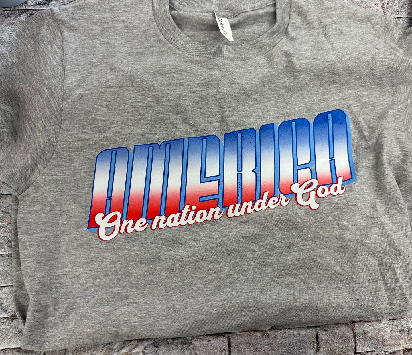 America one nation under God tee