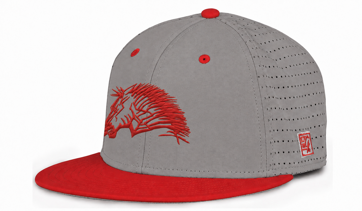 WRJH - grey/red zebra logo embroidered The Game hat
