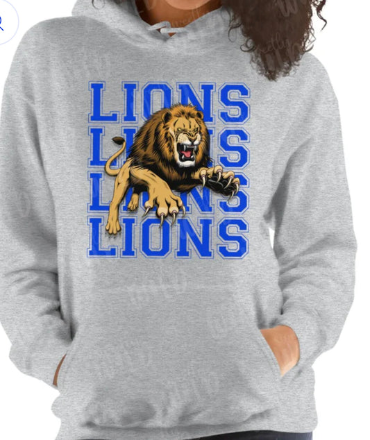 Roaring lions hoodie