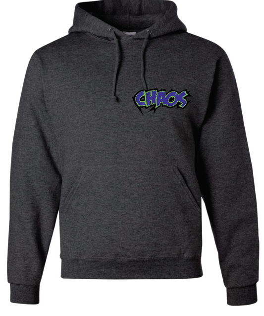 Chaos chest logo hoodie