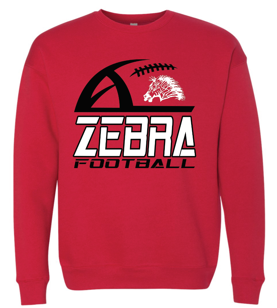 Adult Red Zebra Football