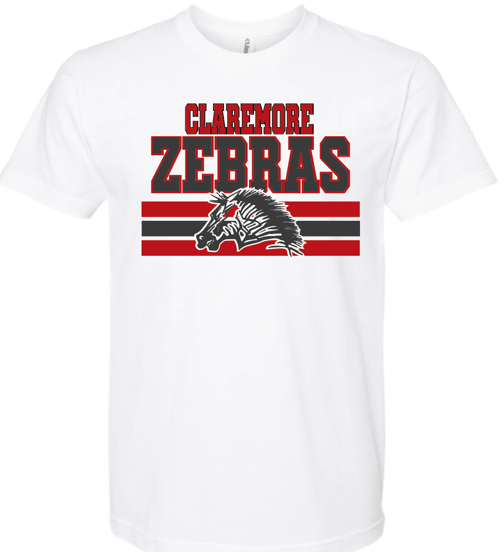 White Claremore Zebras