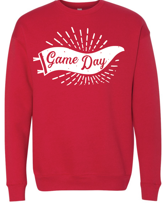 Game Day pennant sweatshirt