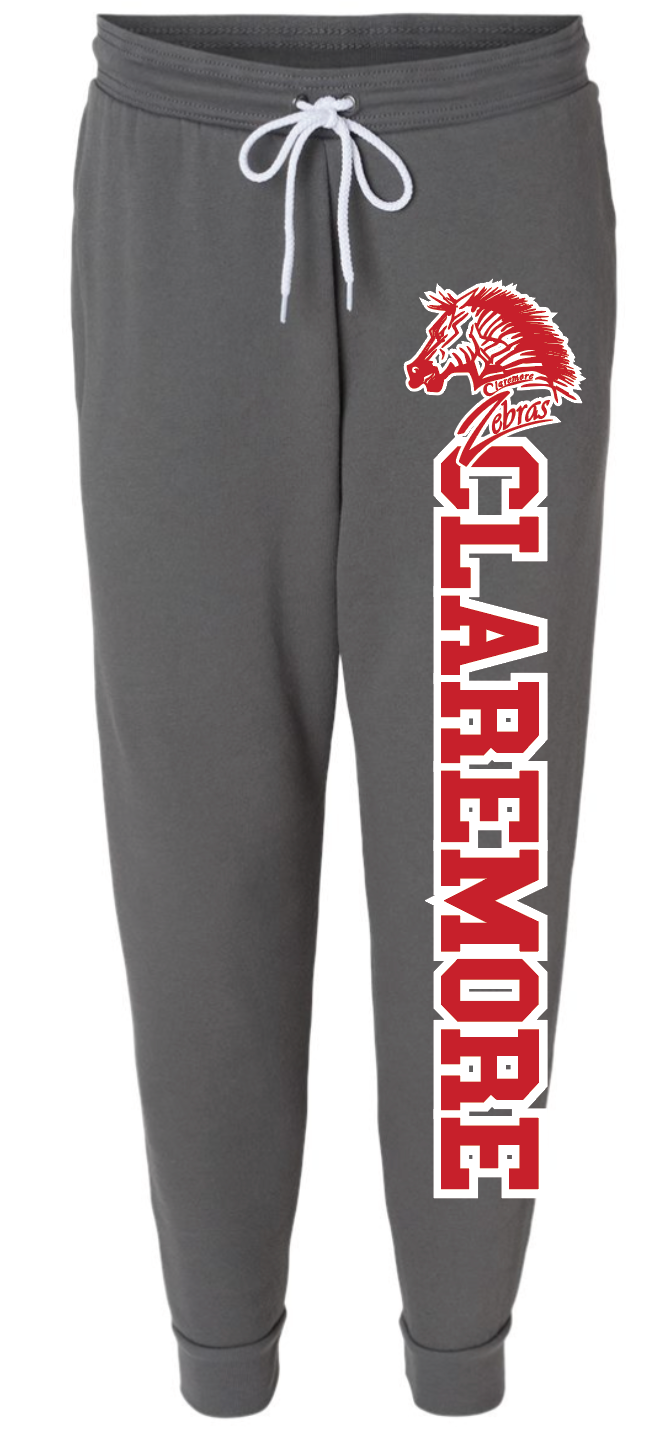 Claremore Zebras asphalt joggers