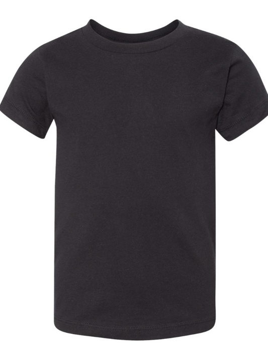 BELLA + CANVAS - Toddler Jersey Tee - 3001T Sustainable Style Black