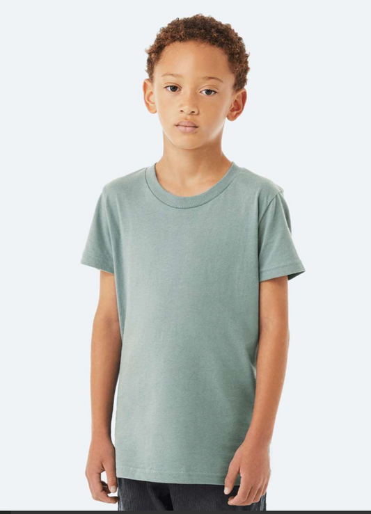 BELLA + CANVAS - Youth Jersey Tee - 3001Y Dusty Blue