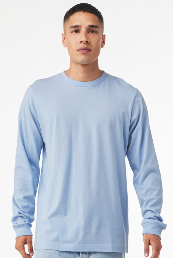 BELLA + CANVAS - Jersey Long Sleeve Tee - 3501 Baby Blue