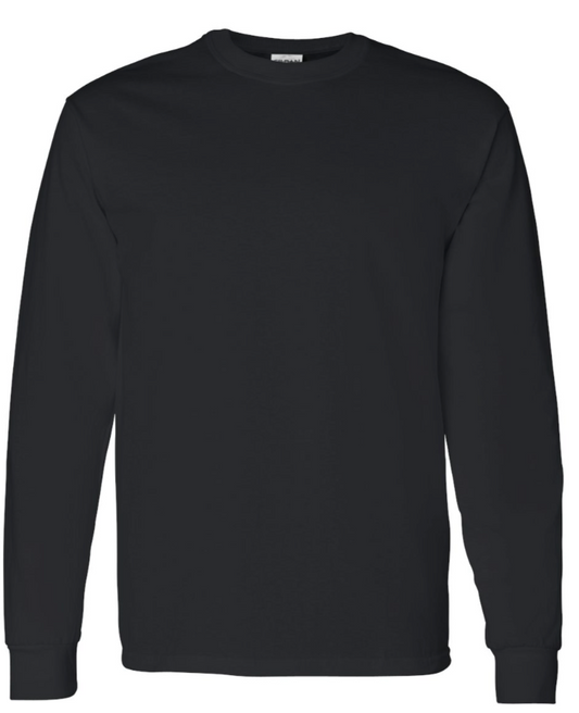 Gildan - Heavy Cotton™ Long Sleeve T-Shirt - 5400 Black