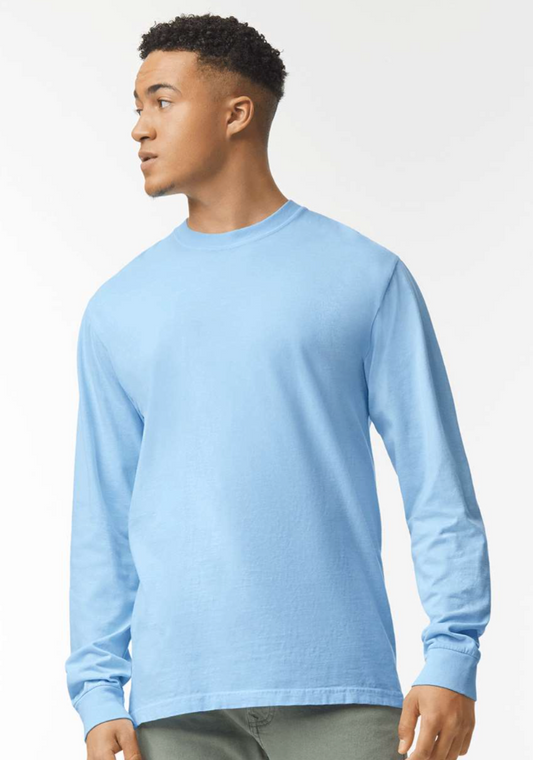 Comfort Colors - Garment-Dyed Heavyweight Long Sleeve T-Shirt - 6014 Hydrangea