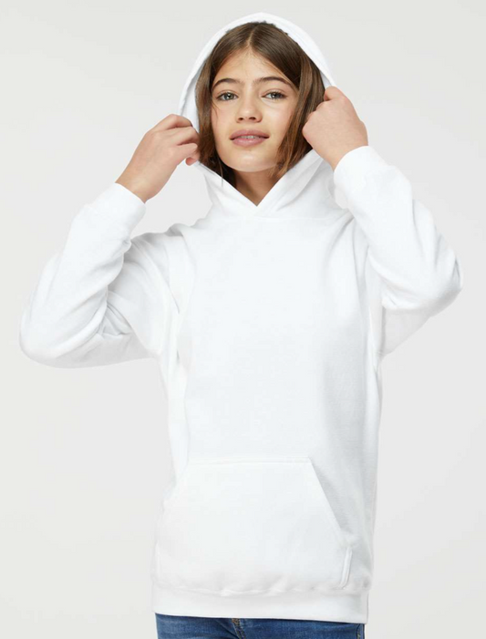 Tultex - Youth Hooded Sweatshirt - 320Y White