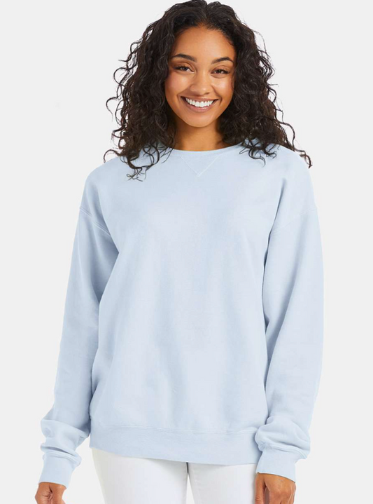 ComfortWash by Hanes - Garment-Dyed Crewneck Sweatshirt - GDH400 Soothing Blue