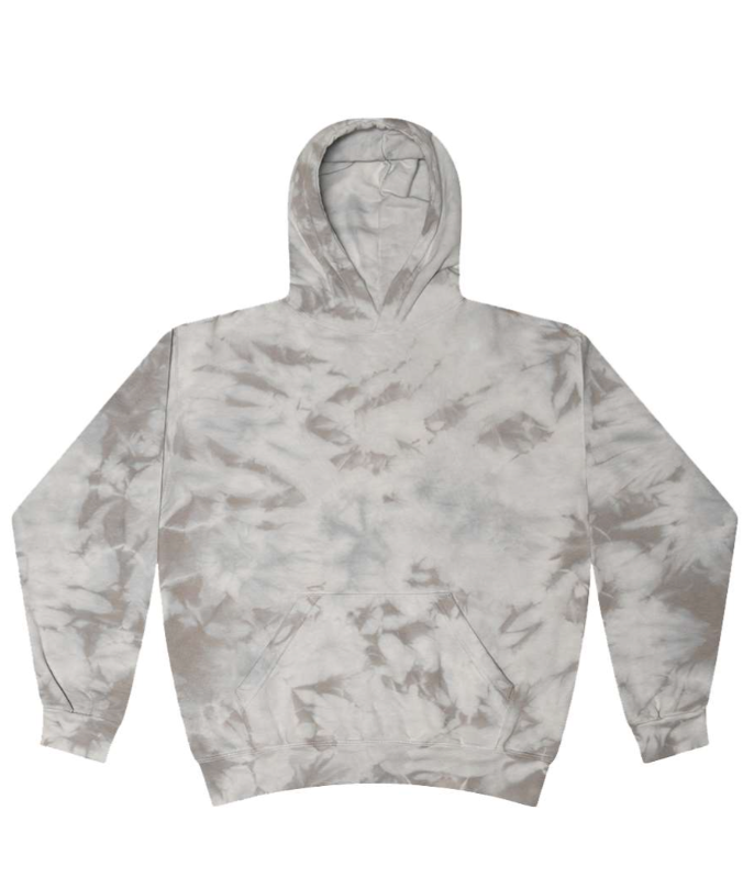 Colortone - Youth Crystal Wash Hooded Sweatshirt - 8790Y Crystal Silver