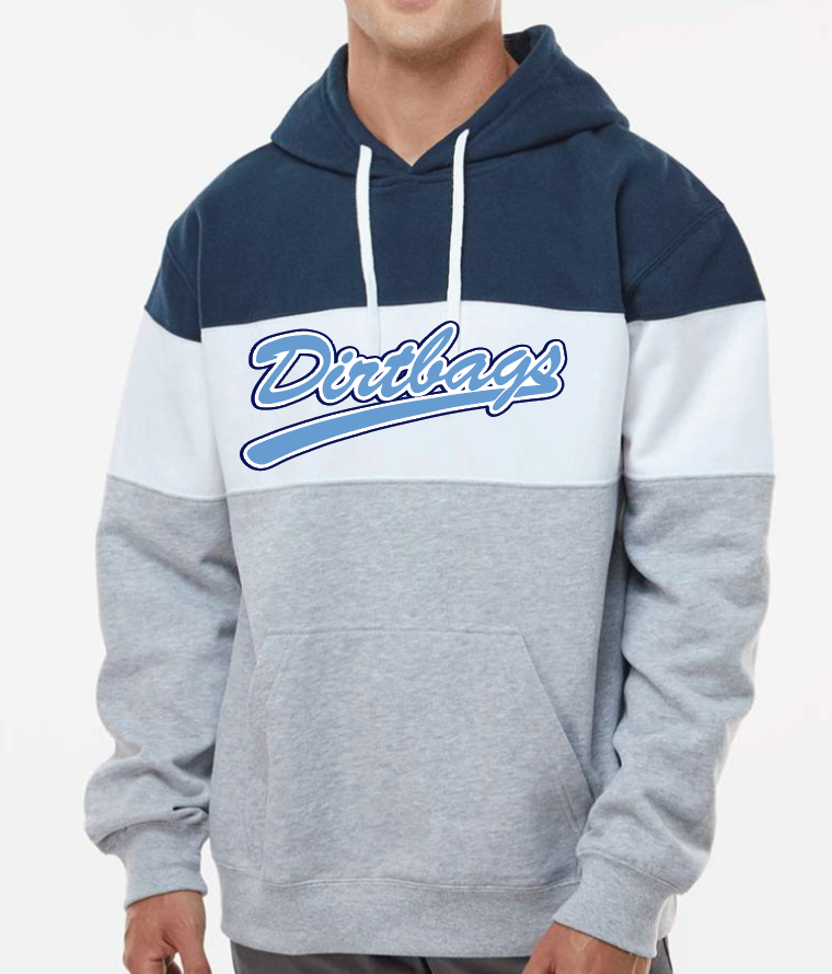 Dirtbags varsity hooded sweatshirt