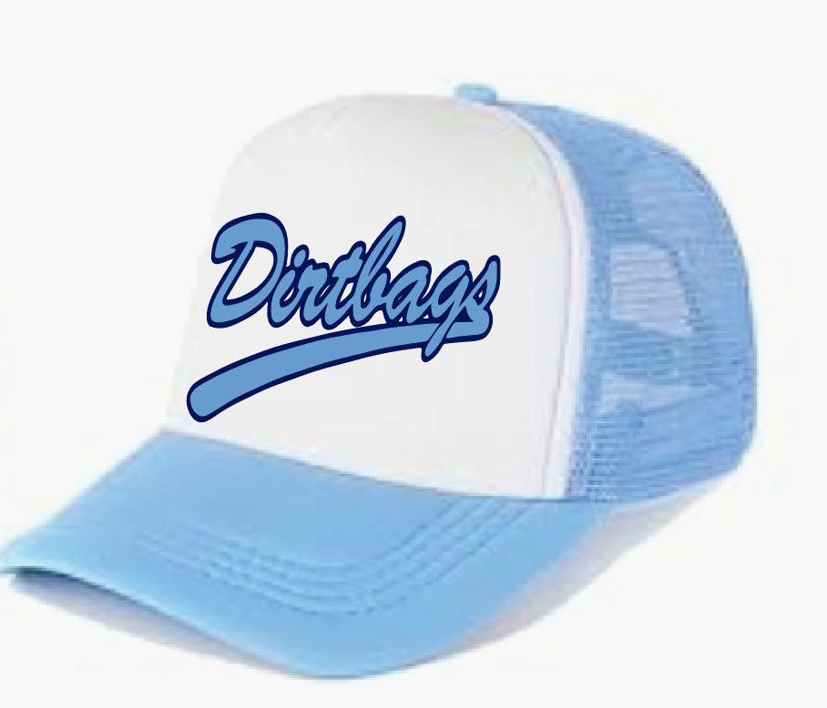 Dirtbags logo 2 tone trucker hat