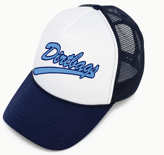 Dirtbags logo - navy/white 2 tone cap