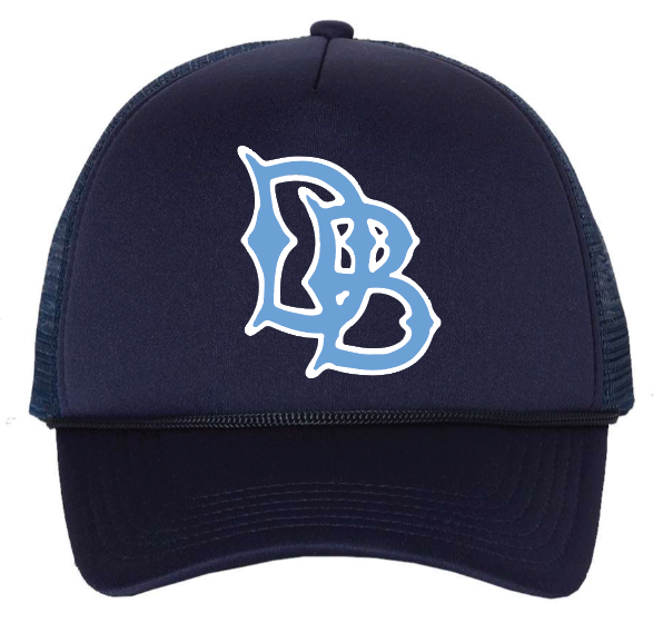 Dirtbags - DB logo - navy trucker hat