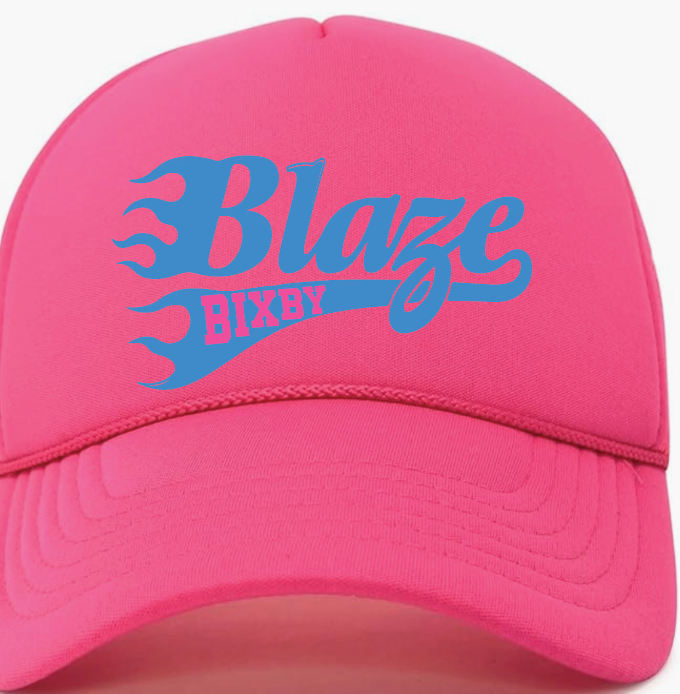 Pink trucker hat