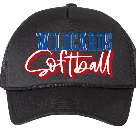 Wildcards softball trucker hat